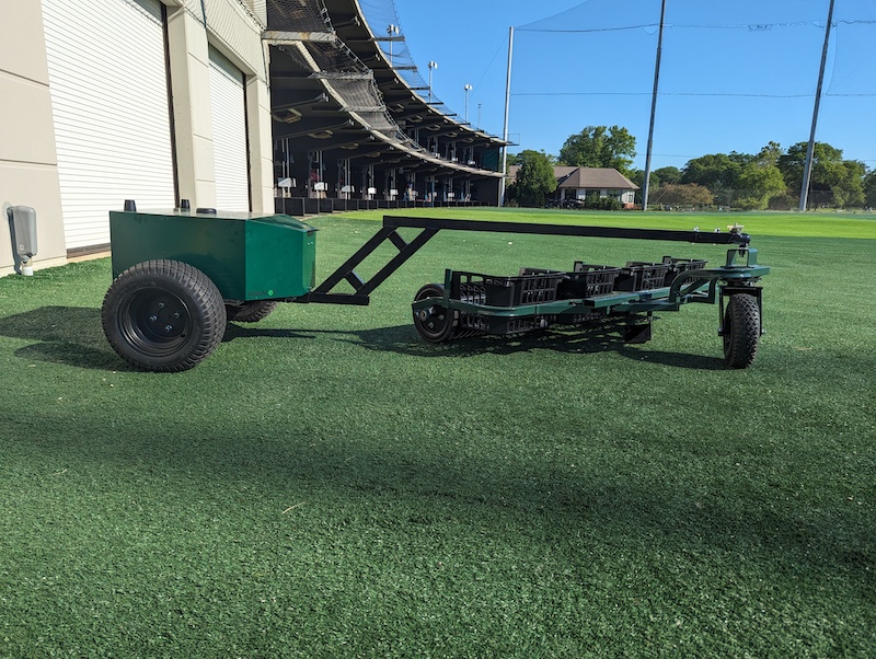 TarraBot autonomous driving range robot saves you on gas and the planet